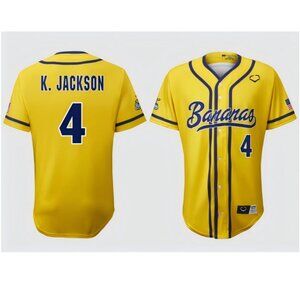 Kyle KJ Jackson Yellow Stitched Jersey For Mens Youths Select